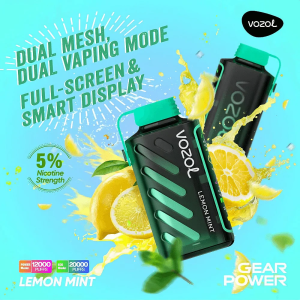 Vozol Gear Power 20000 Puffs Lemon Mint 5% Nikotin